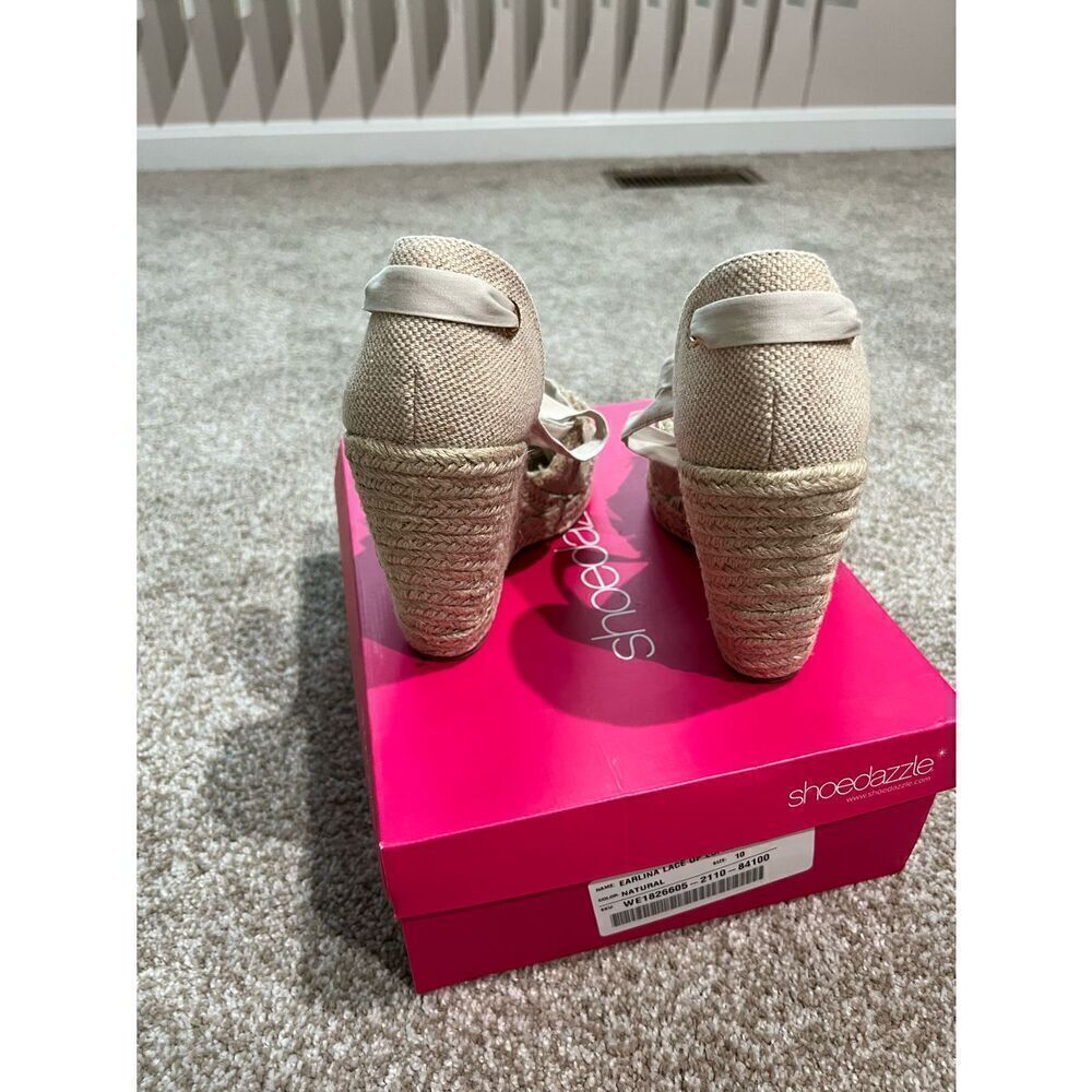 Shoedazzle Earlina Wedges Size 10 - Picture 3 of 11